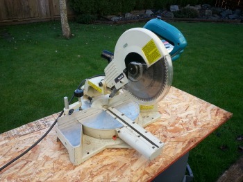 used Makita mitre saw